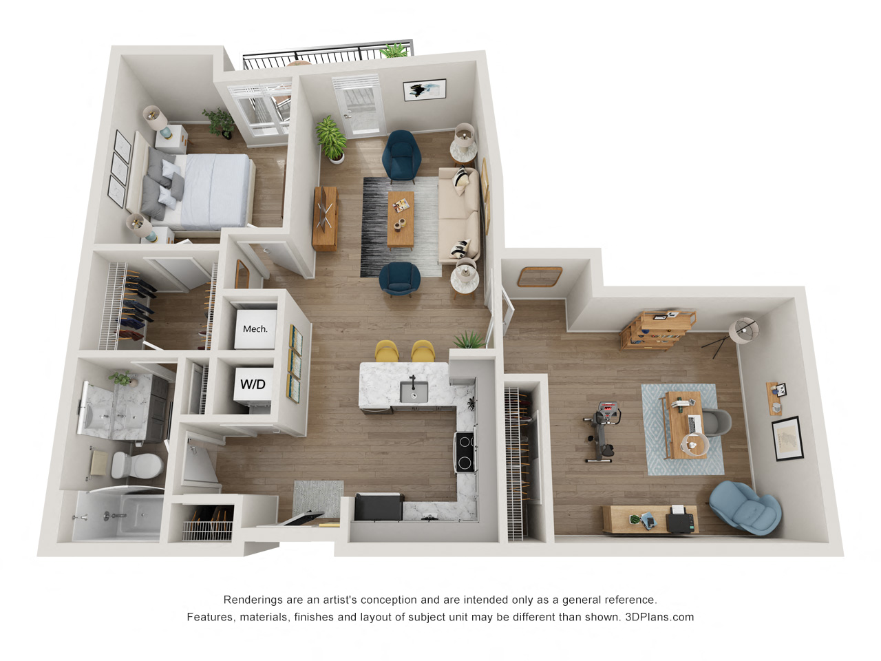 5000 Libbie Mill East Boulevard Studio-3 Beds Apartment for Rent - Photo Gallery 27